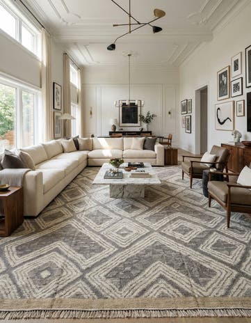 10' 5 x 15' Hand Knotted Darya Wool Rug