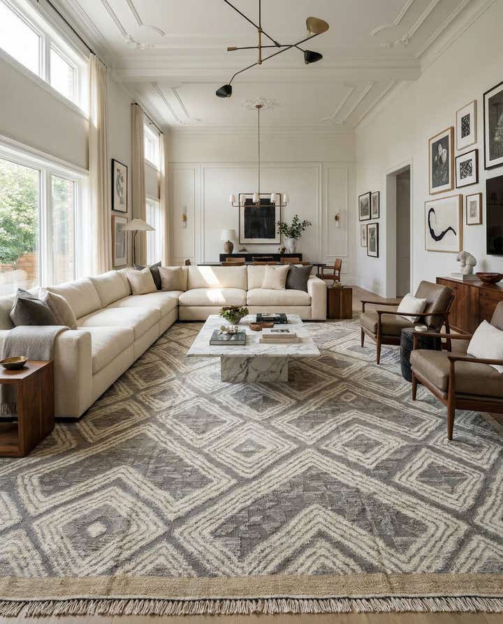 10' 5 x 15' Hand Knotted Darya Wool Rug
