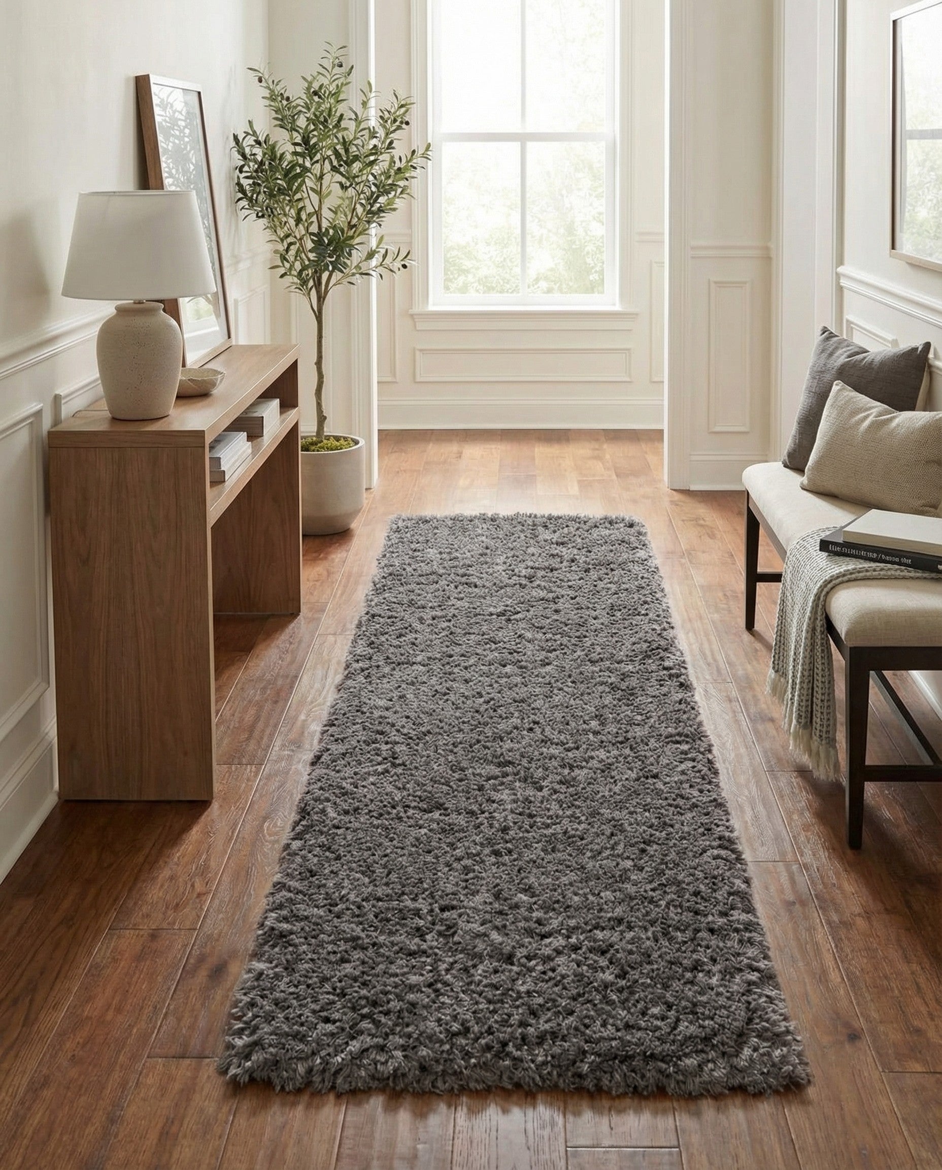2' x 6' 5 Infinity Shag Runner Rug