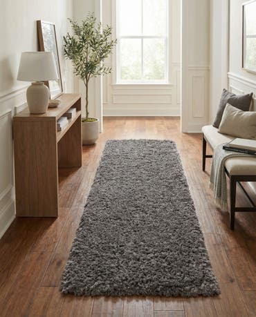  2' x 6' 5 Infinity Shag Runner Rug