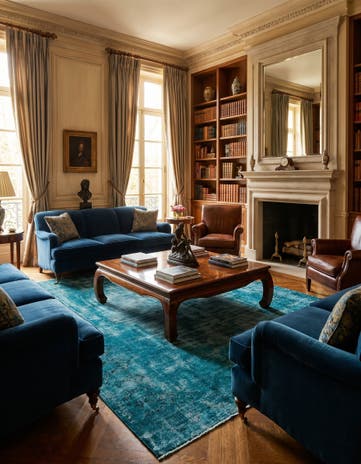 9' 7 x 12' 8 Vintage Royal Wool Rug