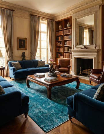 9' 7 x 12' 8 Vintage Royal Wool Rug