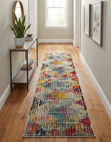 2' x 8' Washable Theia Runner Rug