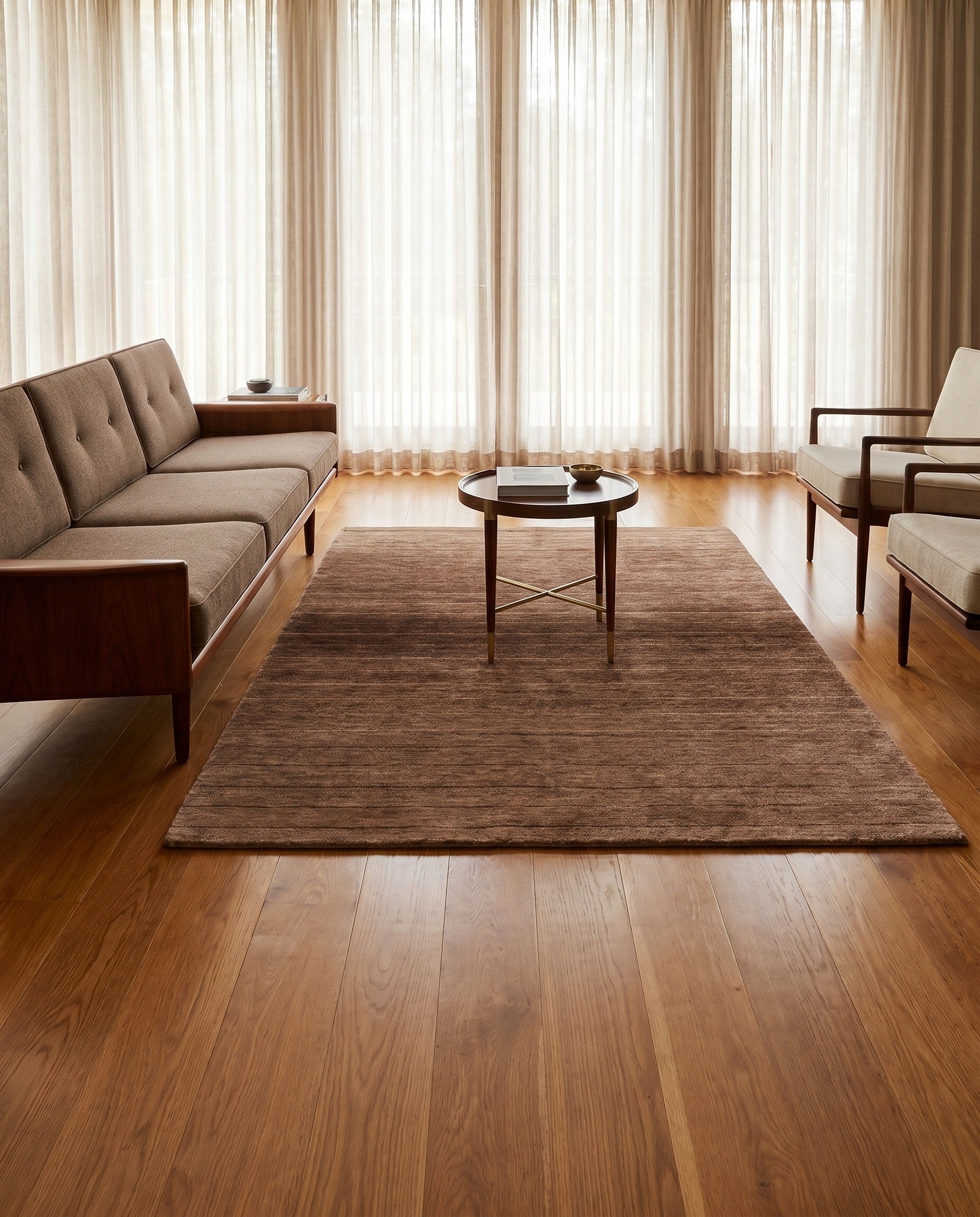 4' 8 x 6' 7 Hand Knotted Tibet Wool Rug