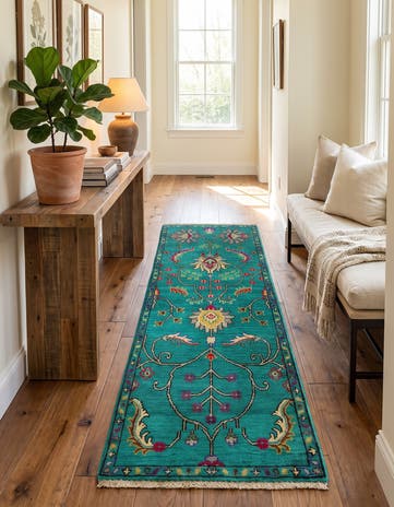 2' 1 x 6' 1 Hand Knotted Kazak Runner Rug