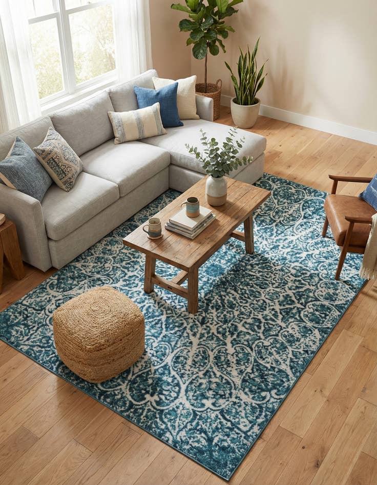 Detail image of 5' 3 x 8' Monte Carlo Rug