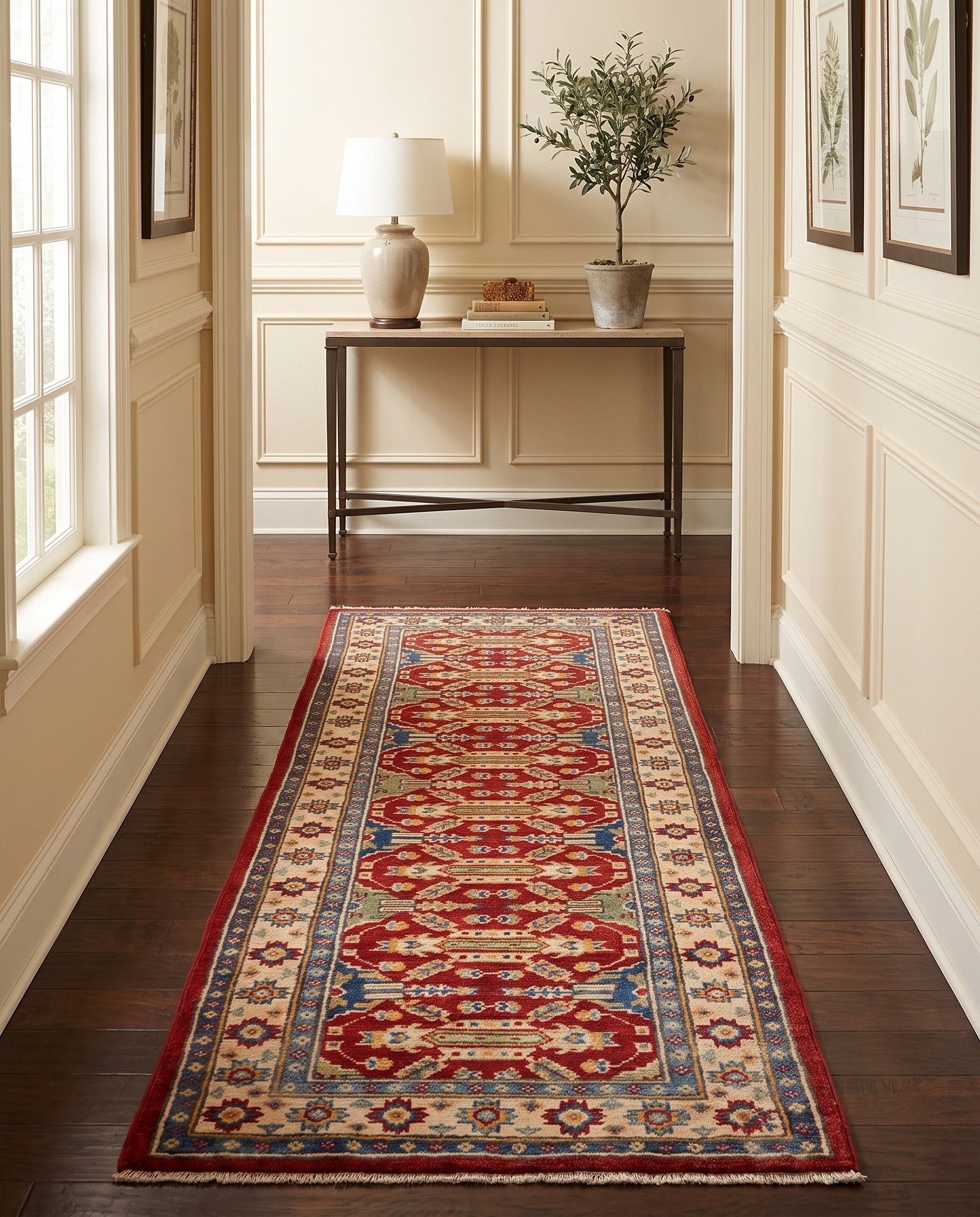 2' x 5' 9 Hand Knotted Kazak Runner Rug
