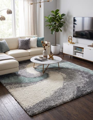Sage Green Soft Touch Shag Rug