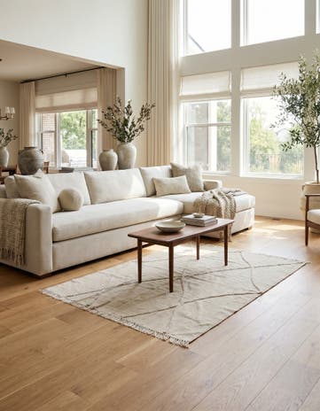 4' x 5' 3 Hand Woven Kilim Modern Wool Rug