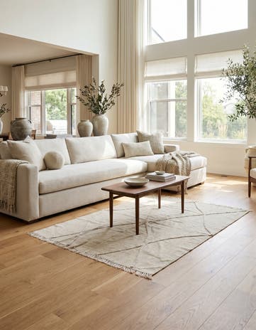 4' x 5' 3 Hand Woven Kilim Modern Wool Rug