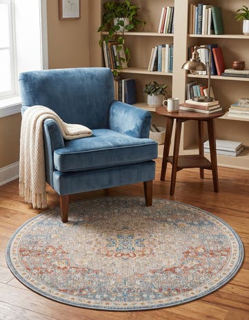 3' 3 x 3' 3 Newport Round Rug