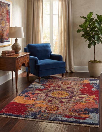 3' 5 x 4' 10 Hand Knotted Mamluk Ziegler Rug