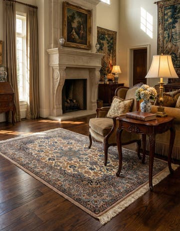3' 7 x 5' 7 Isfahan Rug