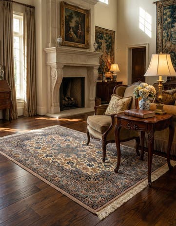 3' 7 x 5' 7 Isfahan Rug