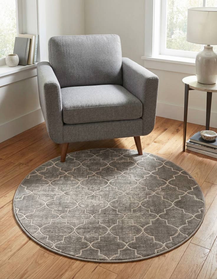 Detail image of Jill Zarin 3' 3 x 3' 3 Uptown Lincoln Center Round Rug