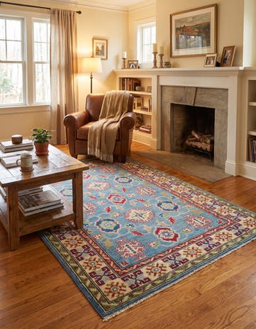 3' 2 x 5' Hand Knotted Kazak Rug