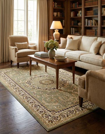 5' 3 x 8' Classic Aubusson Rug