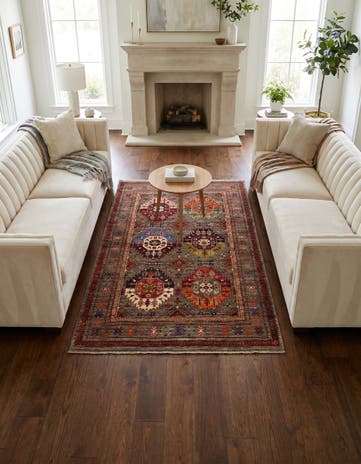 4' 2 x 6' 2 Hand Knotted Ariana Ziegler Rug