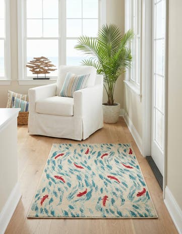 3' 3 x 5' 3 Washable Amalfi Rug