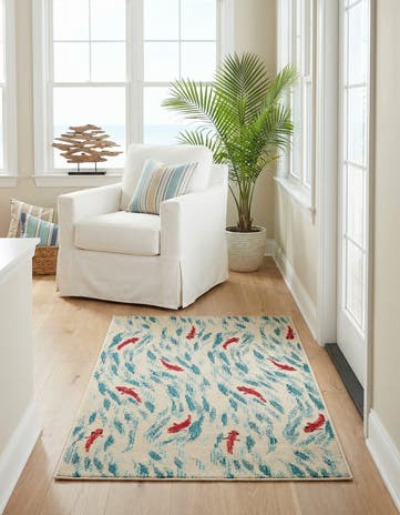 3' 3 x 5' 3 Washable Amalfi Rug