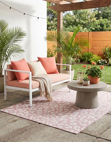4' x 6' Easy-Clean Safari Indoor / Outdoor Rug