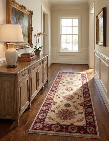 2' 2 x 6' 1 Hand Knotted Peshawar Ziegler Runner Rug
