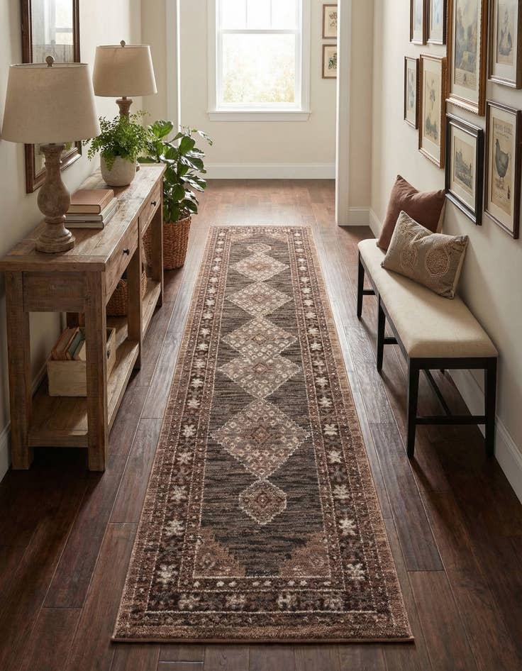 Detail image of 2' 7 x 12' 6 Grand Tradition Rug