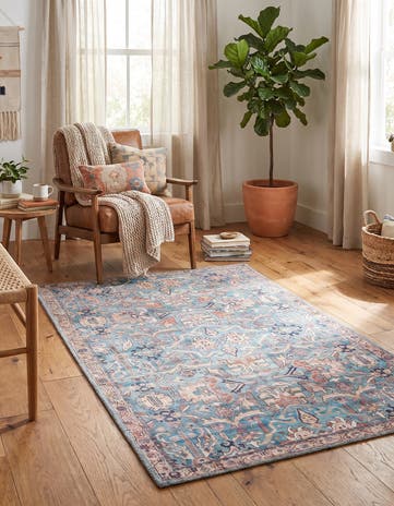 3' 3 x 5' 3 Washable Nostalgia Rug