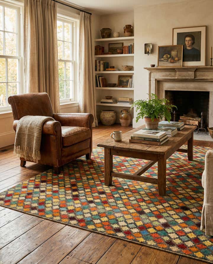 6' x 8' 1 Hand Knotted Balouch Wool Rug