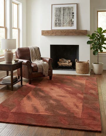 4' x 6' Hand Knotted Nepal Wool Rug