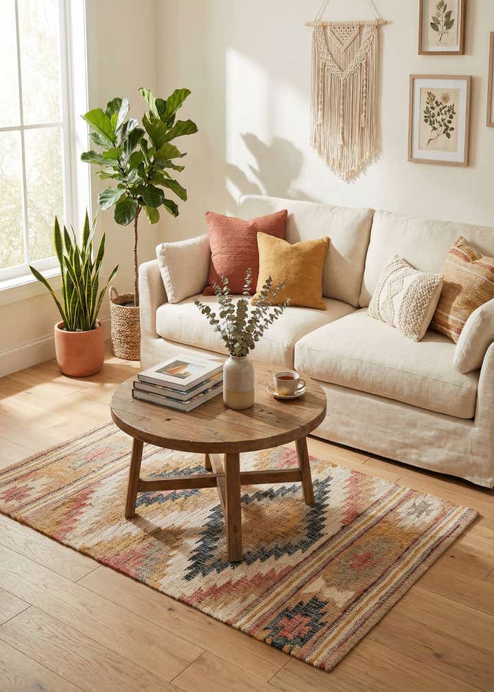 3' 1 x 5' 1 Hand Woven Kilim Jute Rug