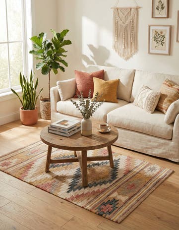 Hand Woven Kilim Jute Rug