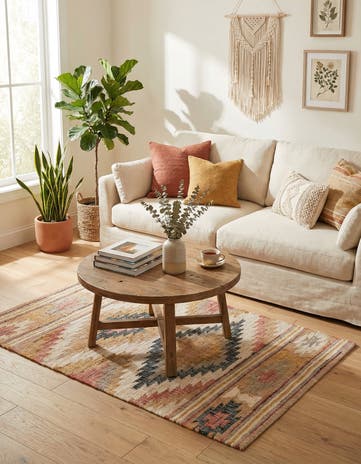 Hand Woven Kilim Jute Rug