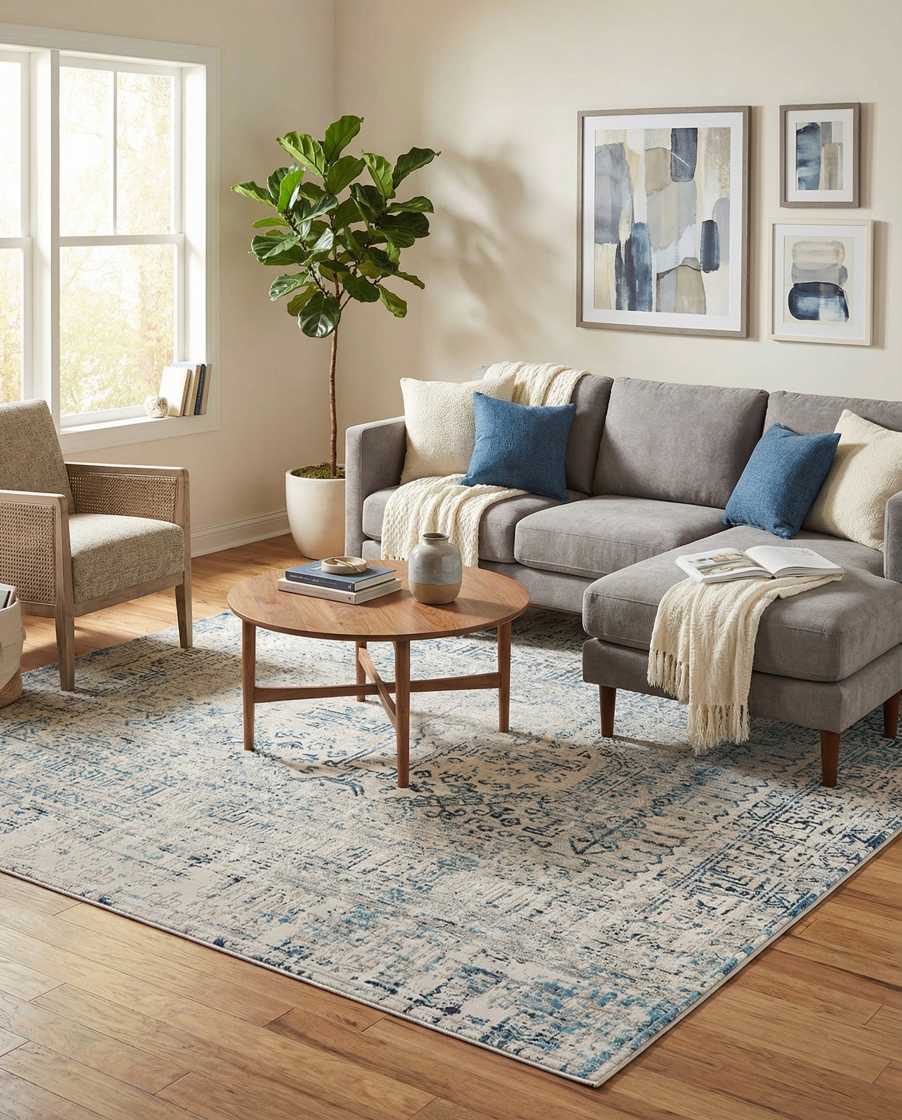 7' 10 x 7' 10 Finsbury Square Rug