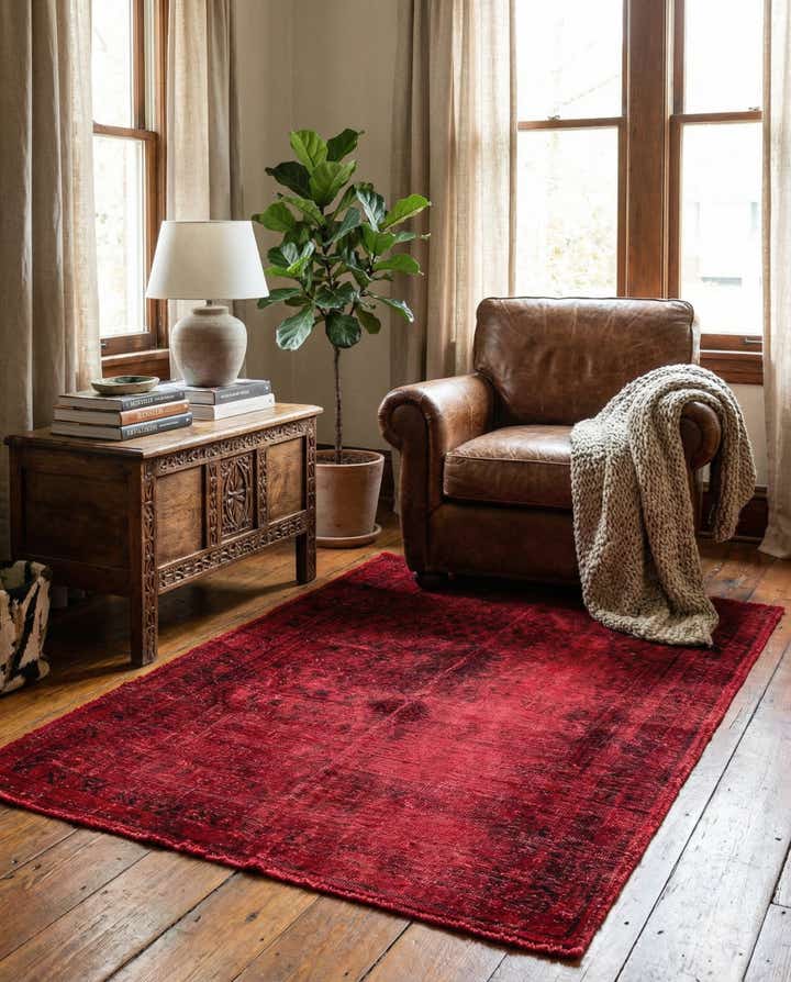 3' 7 x 5' Hand Knotted Ultra Vintage Persian Wool Rug