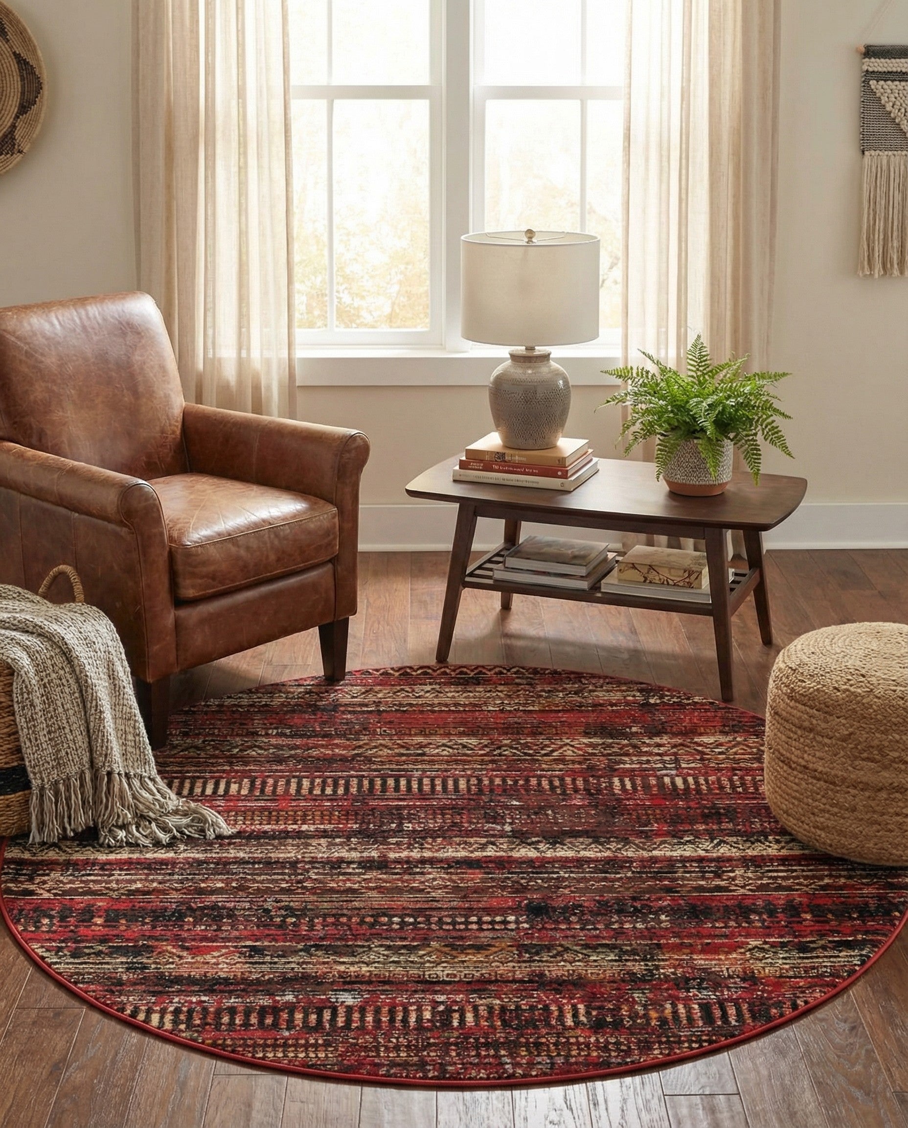 6' 1 x 6' 1 Saturn Round Rug