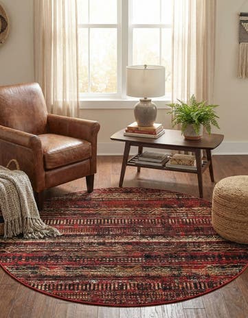 6' 1 x 6' 1 Saturn Round Rug