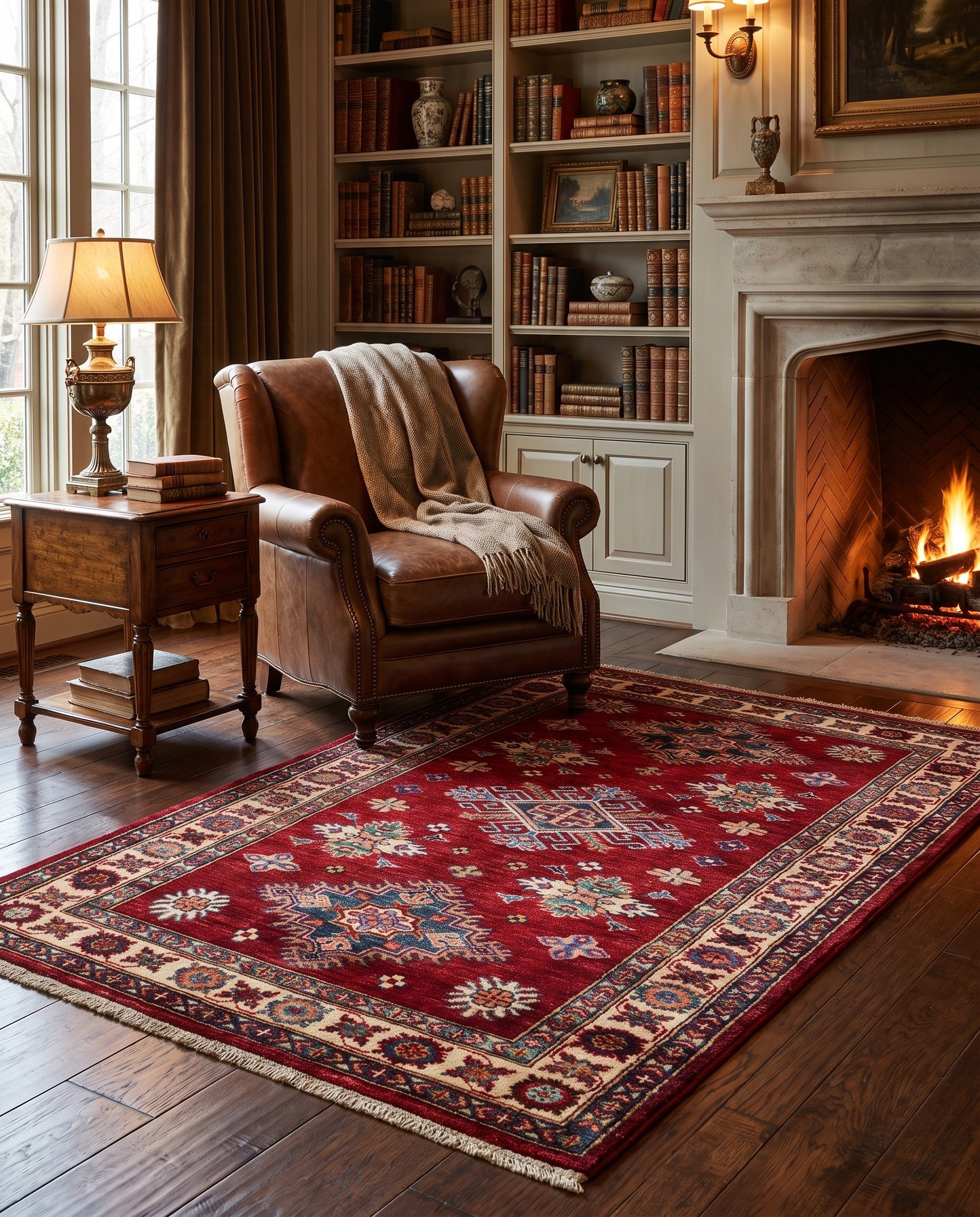 3' 3 x 5' 1 Hand Knotted Kazak Rug