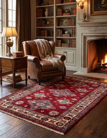 3' 3 x 5' 1 Hand Knotted Kazak Rug
