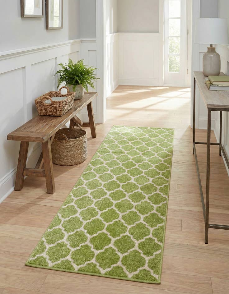 Detail image of 2' x 6' Lattice Runner Rug