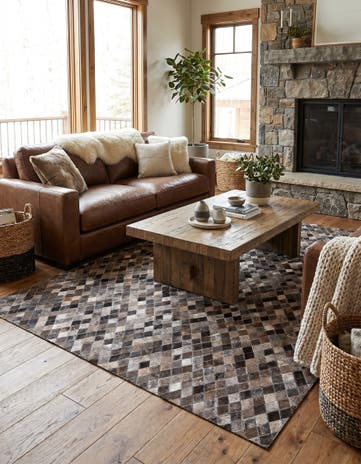 5' x 8' Cowhide Rug