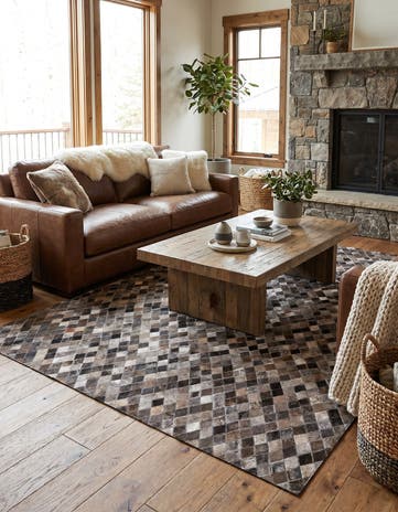 5' x 8' Cowhide Rug