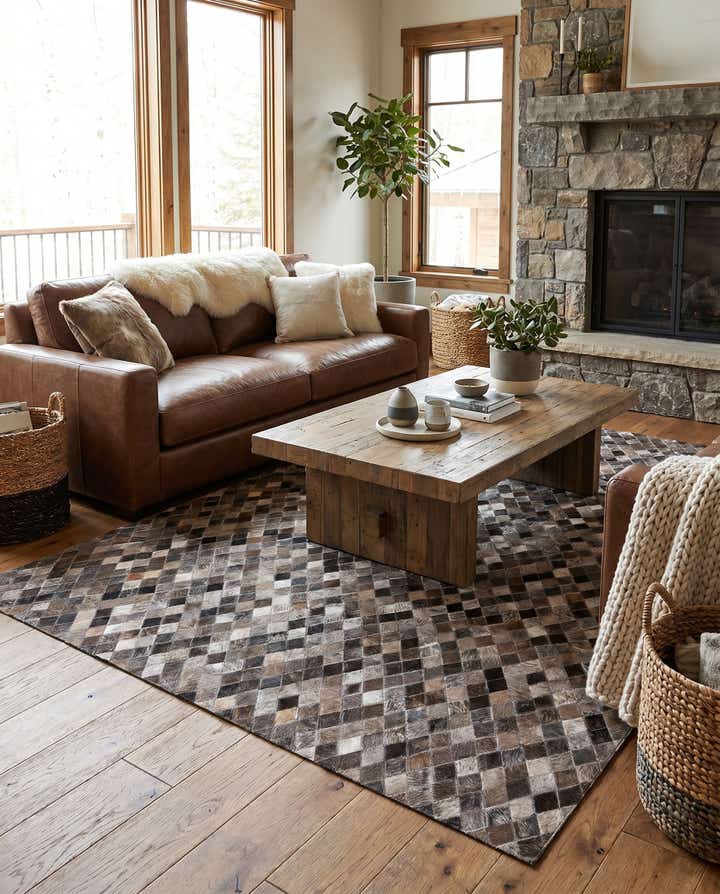 5' x 8' Cowhide Rug