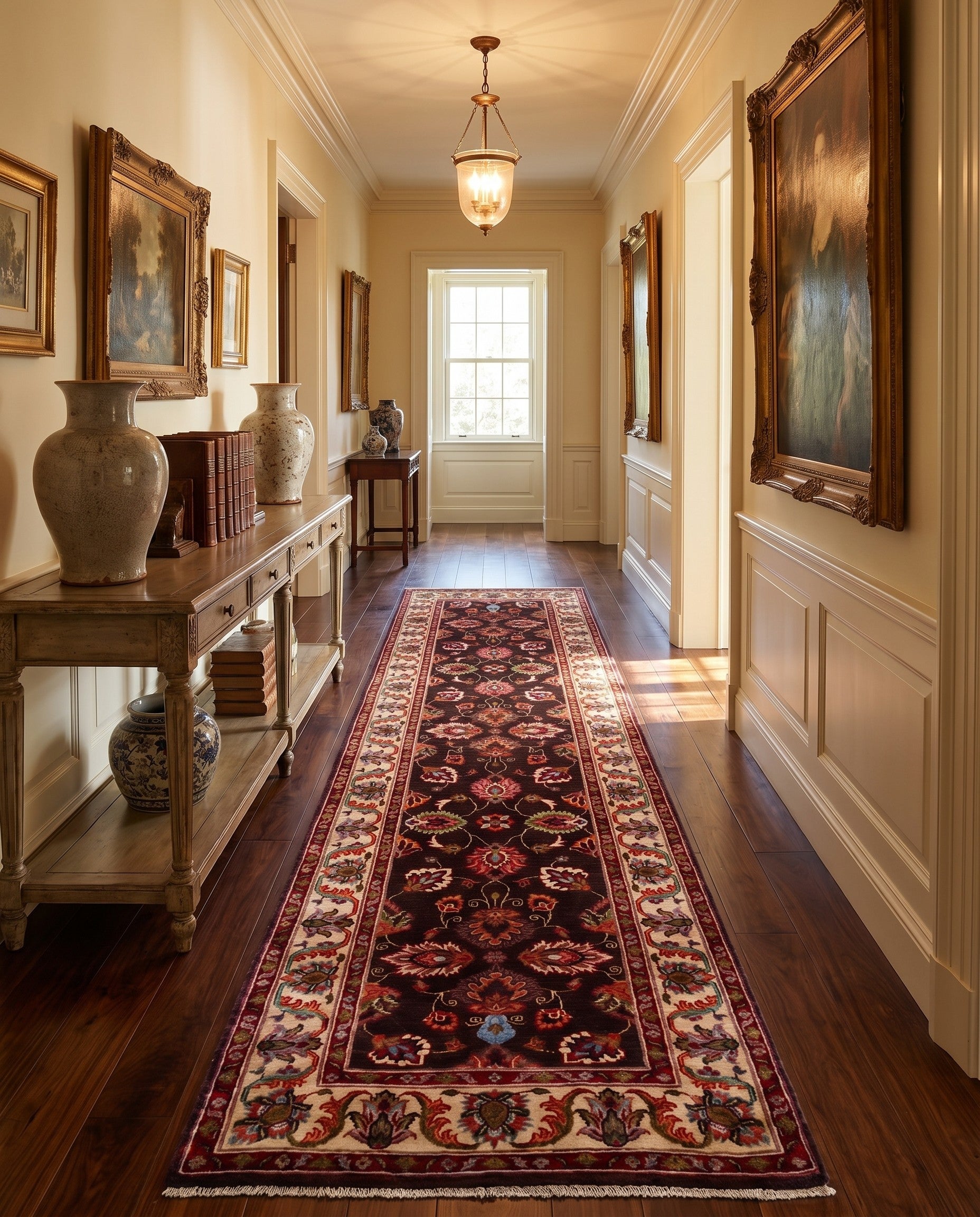 2' 9 x 10' 7 Hand Knotted Ariana Ziegler Runner Rug