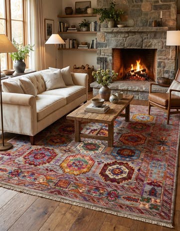 5' 1 x 6' 8 Hand Knotted Ariana Ziegler Rug