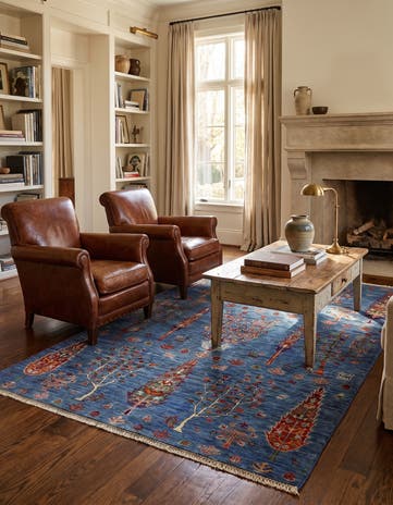 4' 1 x 6' 5 Hand Knotted Ariana Ziegler Rug