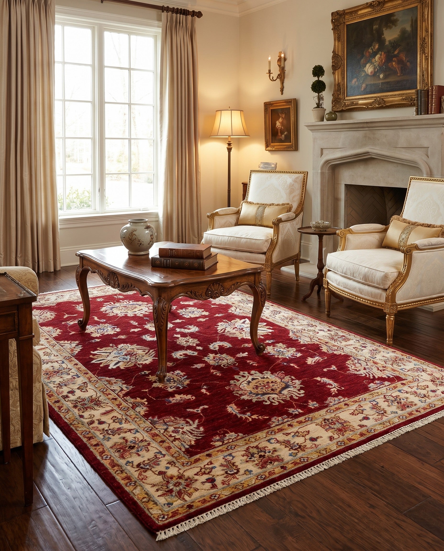 4' 2 x 6' 7 Hand Knotted Ariana Ziegler Rug