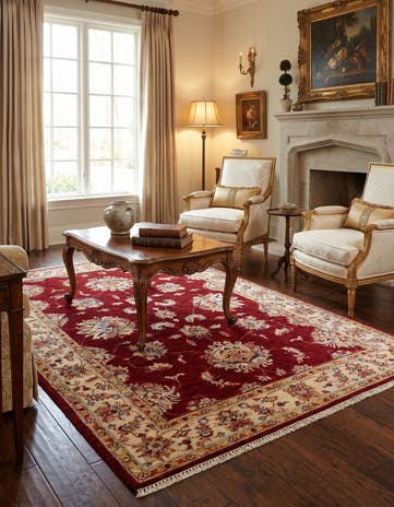 4' 2 x 6' 7 Hand Knotted Ariana Ziegler Rug