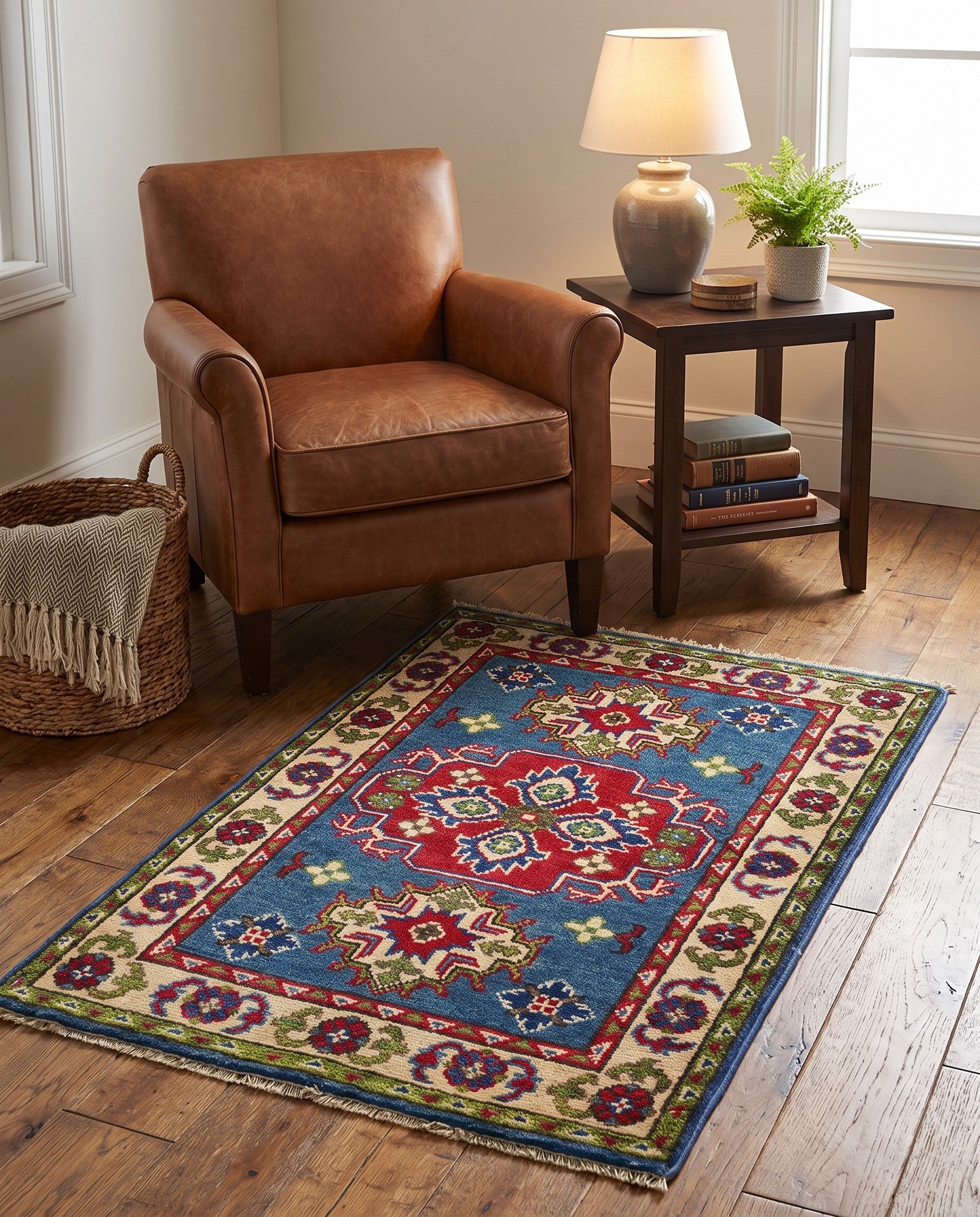 2' 1 x 2' 10 Hand Knotted Kazak Rug