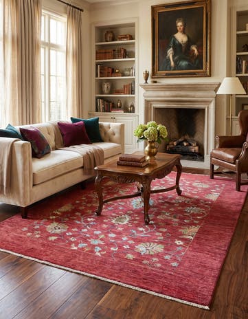 5' 9 x 8' 2 Hand Knotted Ariana Ziegler Rug